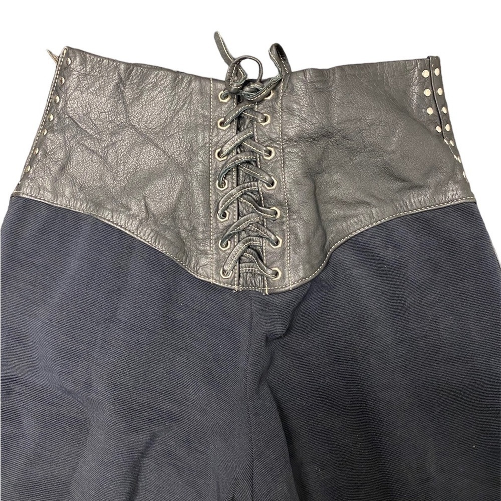 Harley Davidson Leather Spandex / Pants Chaps Size 34/6 - Picture 13 of 14